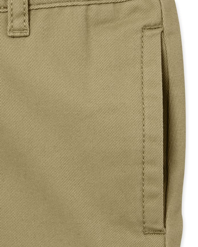 Baby And Toddler Boys Uniform Relaxed Straight Chino Pants 2-Pack