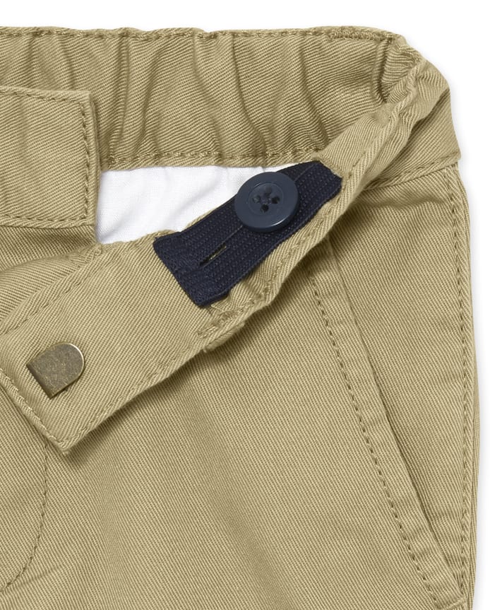 Baby And Toddler Boys Uniform Relaxed Straight Chino Pants -Pack
