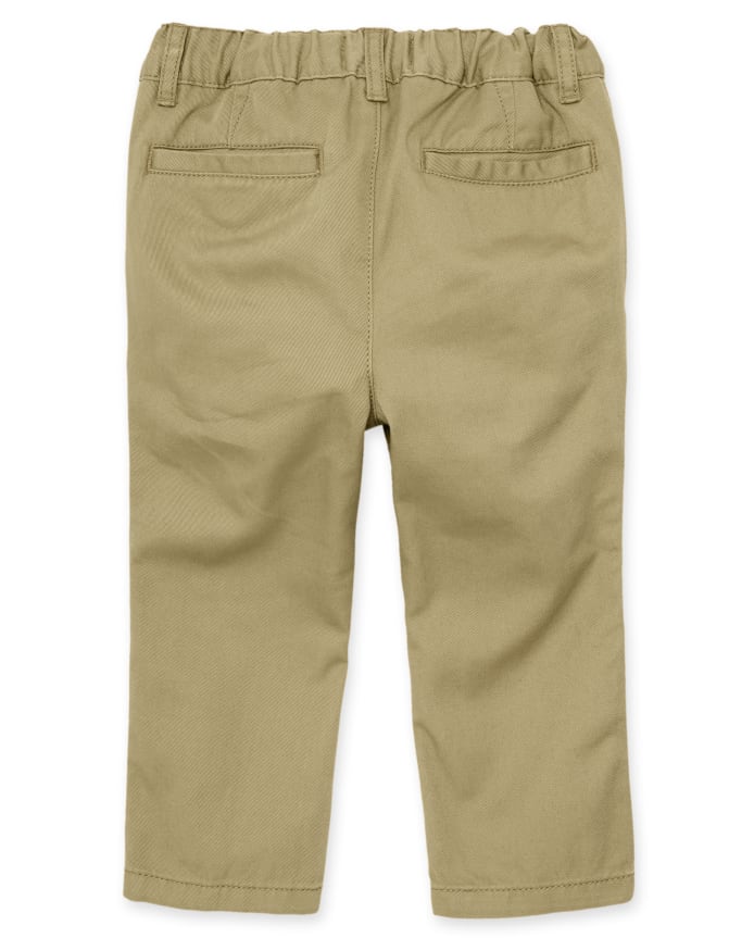 Baby And Toddler Boys Uniform Relaxed Straight Chino Pants -Pack
