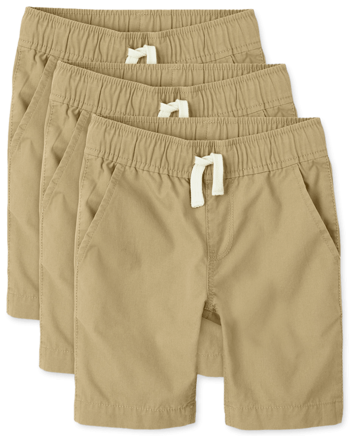 Boys Pull On Jogger Shorts 3-Pack