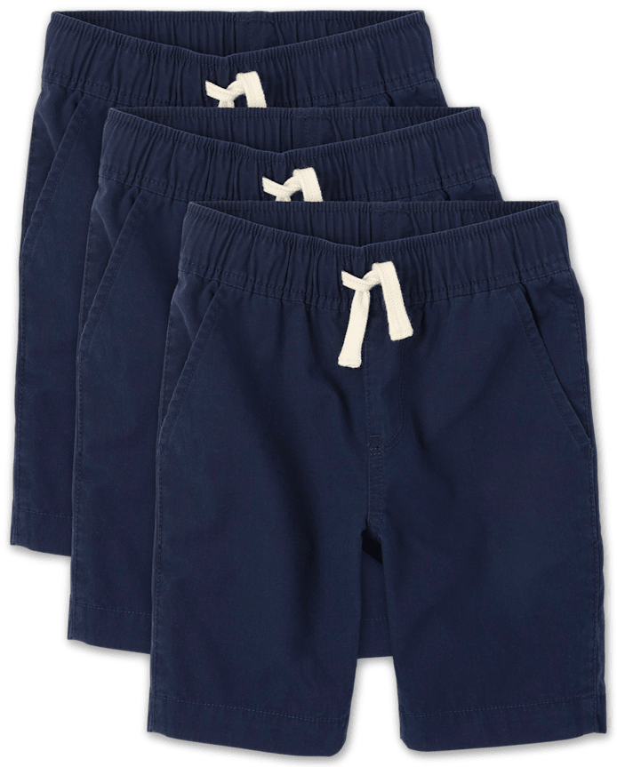 Boys Pull On Jogger Shorts 3-Pack