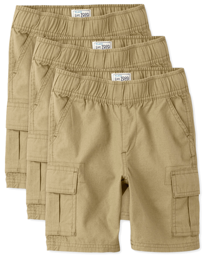 Lot de shorts cargo à enfiler pour garçon