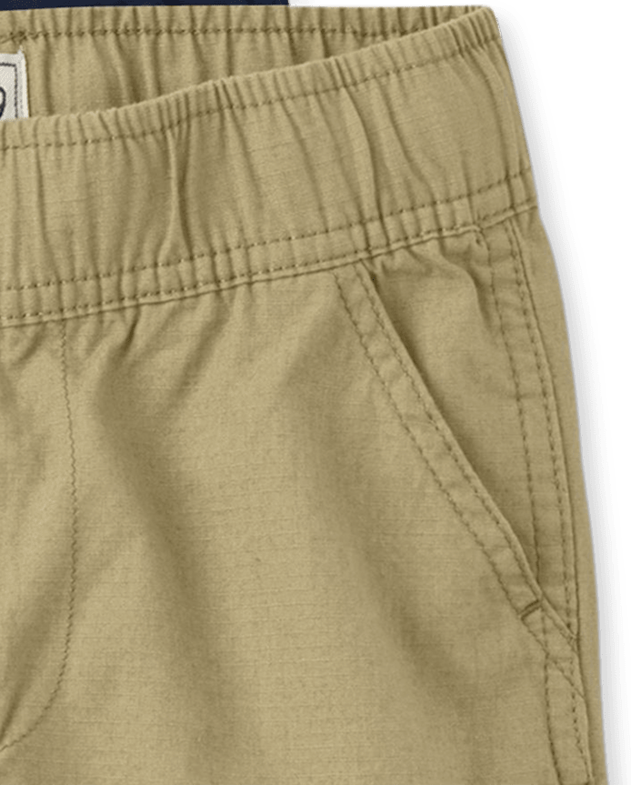 Boys Ripstop Pull On Cargo Shorts 2-Pack