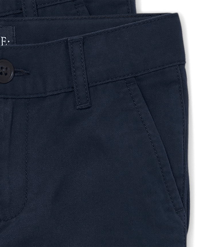 Boys Uniform Stretch Chino Shorts 3-Pack
