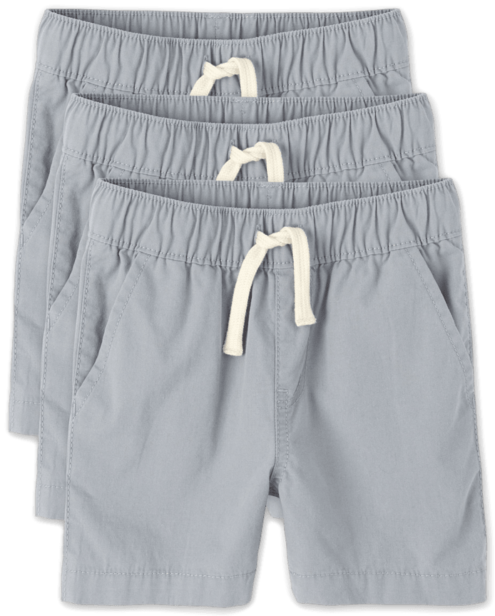 Lot de 3 shorts jogging à enfiler pour bébé et tout-petit garçon