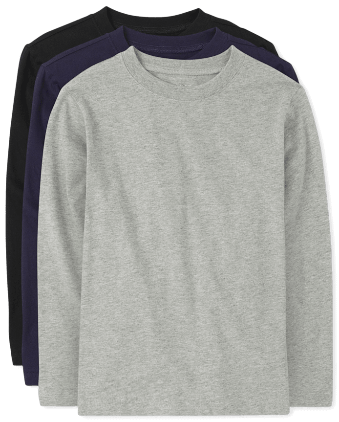 Boys Basic Layering Tee -Pack