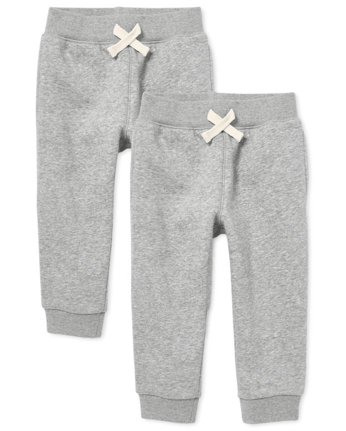 Baby And Toddler Fleece Jogger Pants 2-Pack
