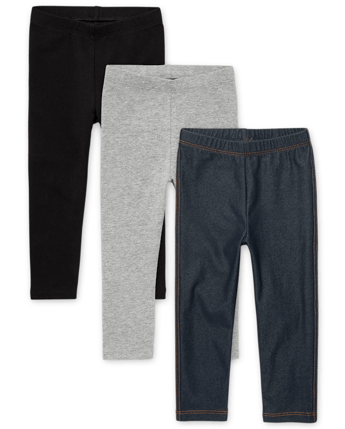 Toddler Girls Leggings 3-Pack