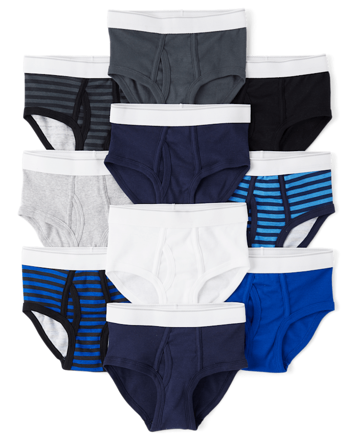 Boys Brief Underwear 10-Pack