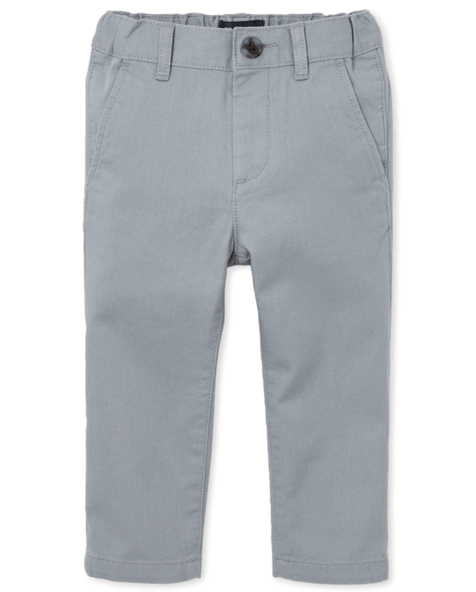 Baby And Toddler Boys Uniform Stretch Skinny Chino Pants