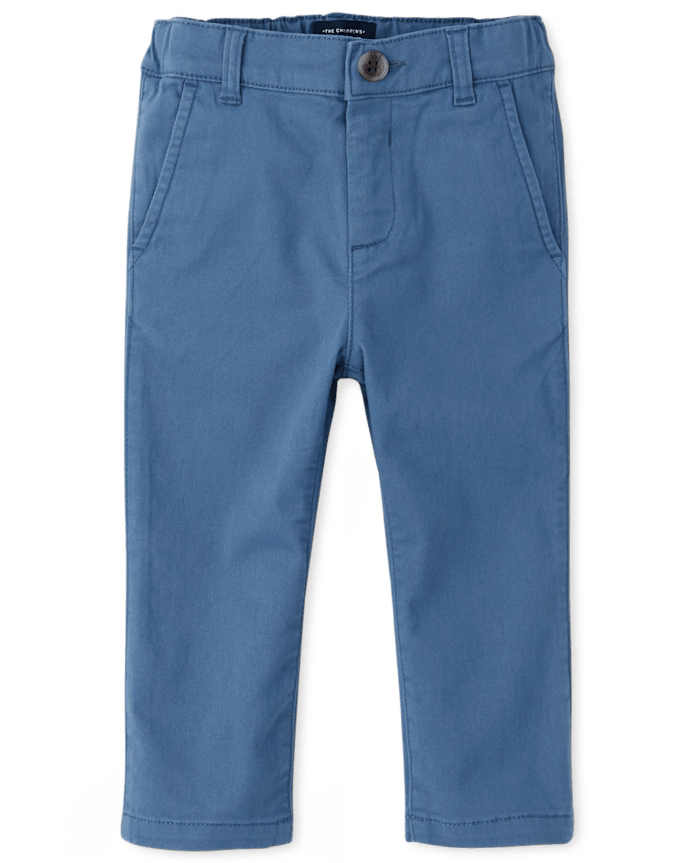 Pantalon chino stretch moulant pour bébé et tout-petit garçon
