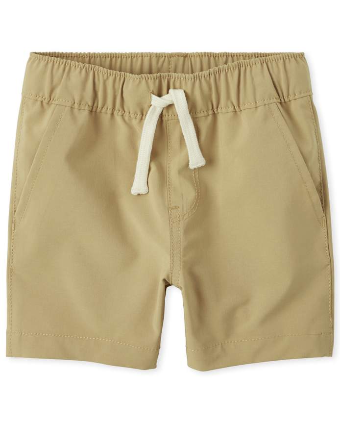 Baby And Toddler Boys Quick Dry Stretch Pull On Jogger Shorts