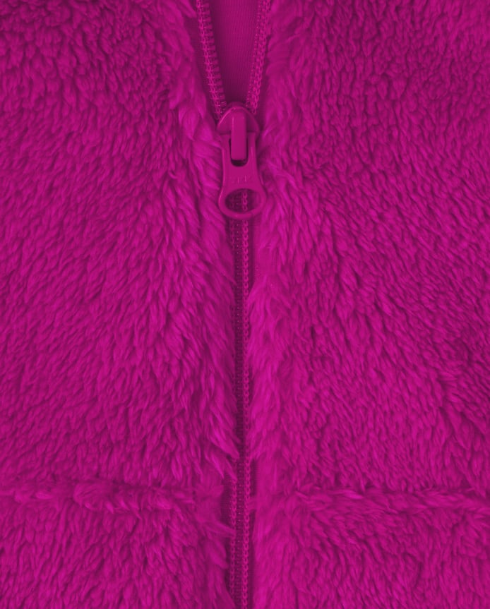 Baby And Toddler Girls Sherpa Zip-Up Hoodie