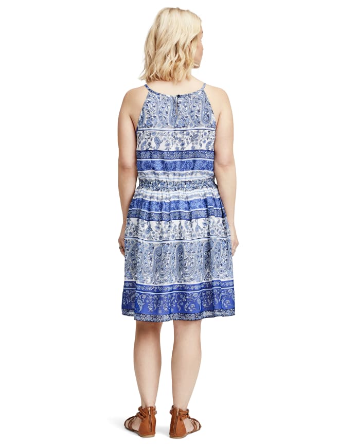 Womens Mommy And Me Paisley Border Dress