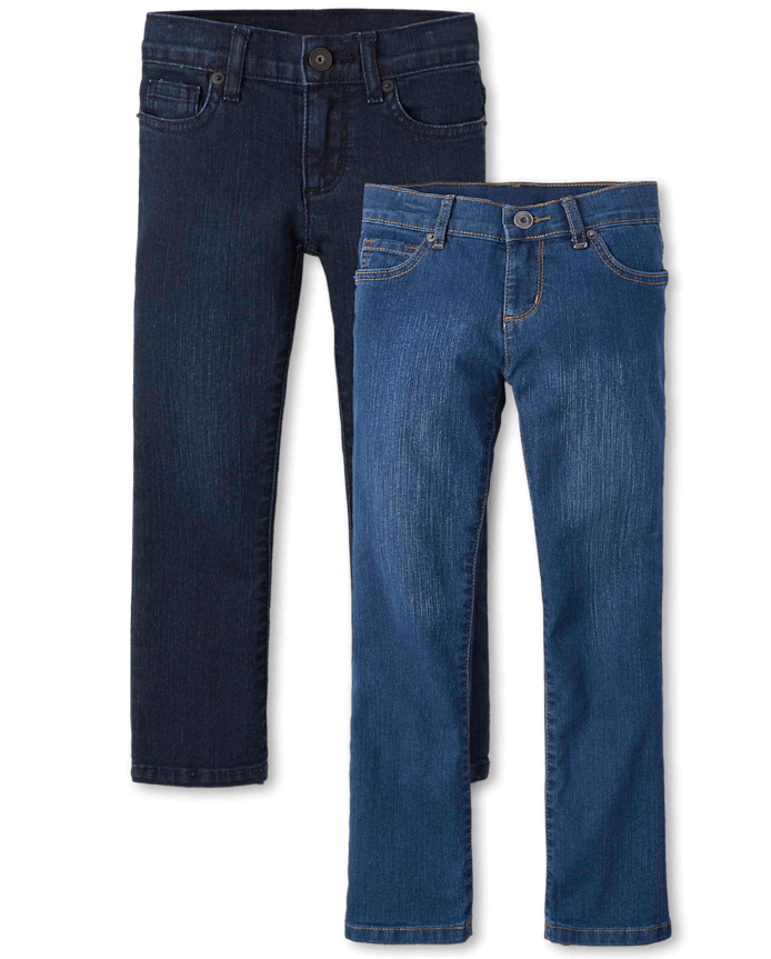 Girls Bootcut Jeans 2-Pack - Plus