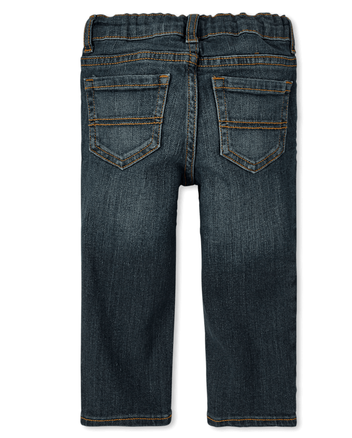 Jean droit extensible de base pour bébés et tout-petits garçons