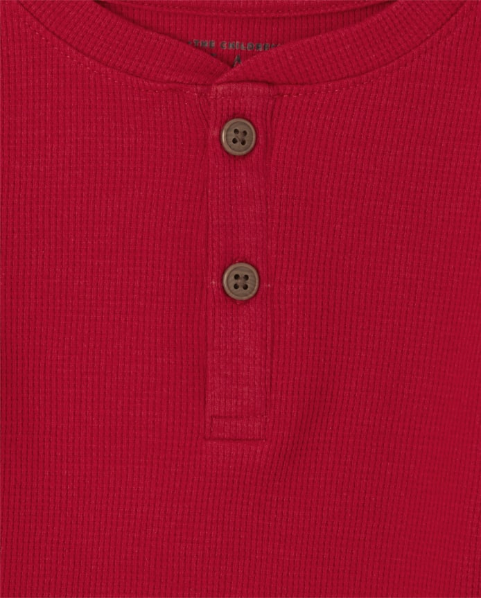 Baby And Toddler Boys Thermal Henley Top