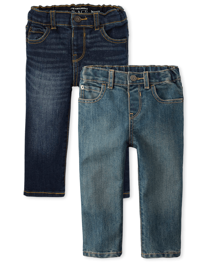 Baby And Toddler Boys Skinny Jeans 2-Pack