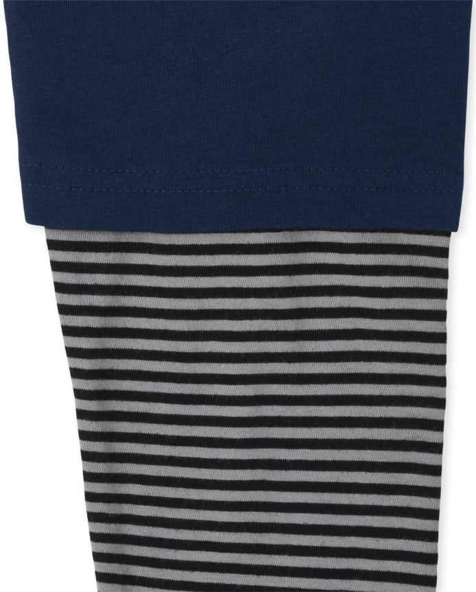 Boys Striped 2 1 Top 3-Pack