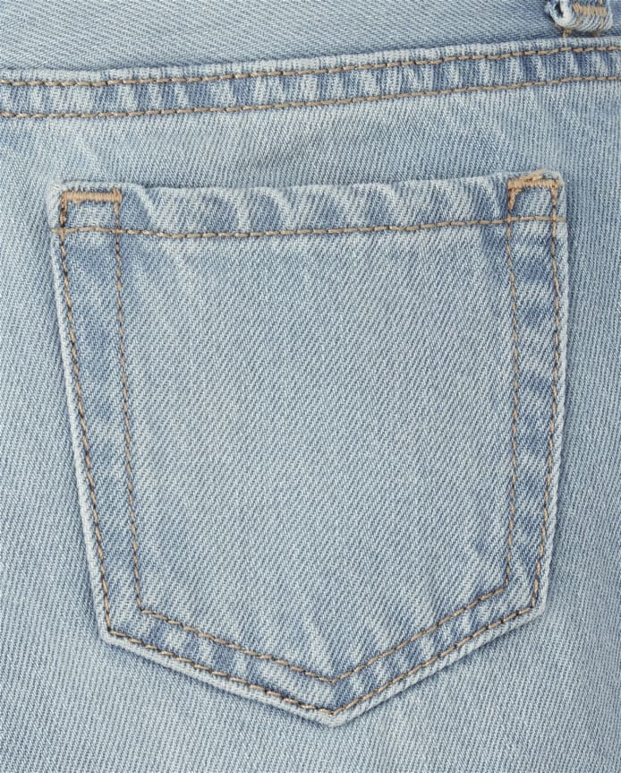 Girls Denim Midi Shorts