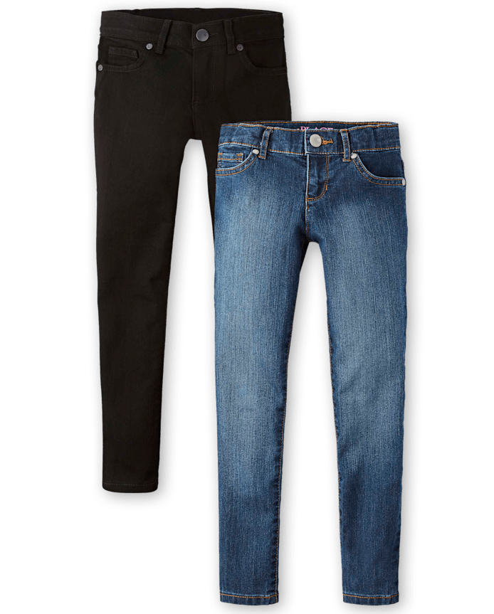 Girls Super Skinny Jeans 2-Pack