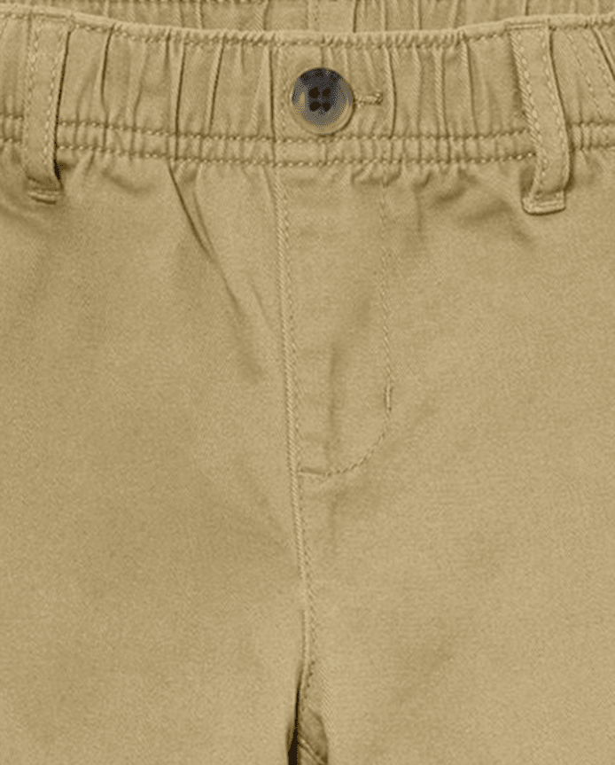 Boys Uniform Stretch Pull On Straight Chino Pants 2-Pack