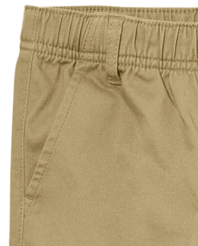Boys Uniform Stretch Pull On Straight Chino Pants 2-Pack
