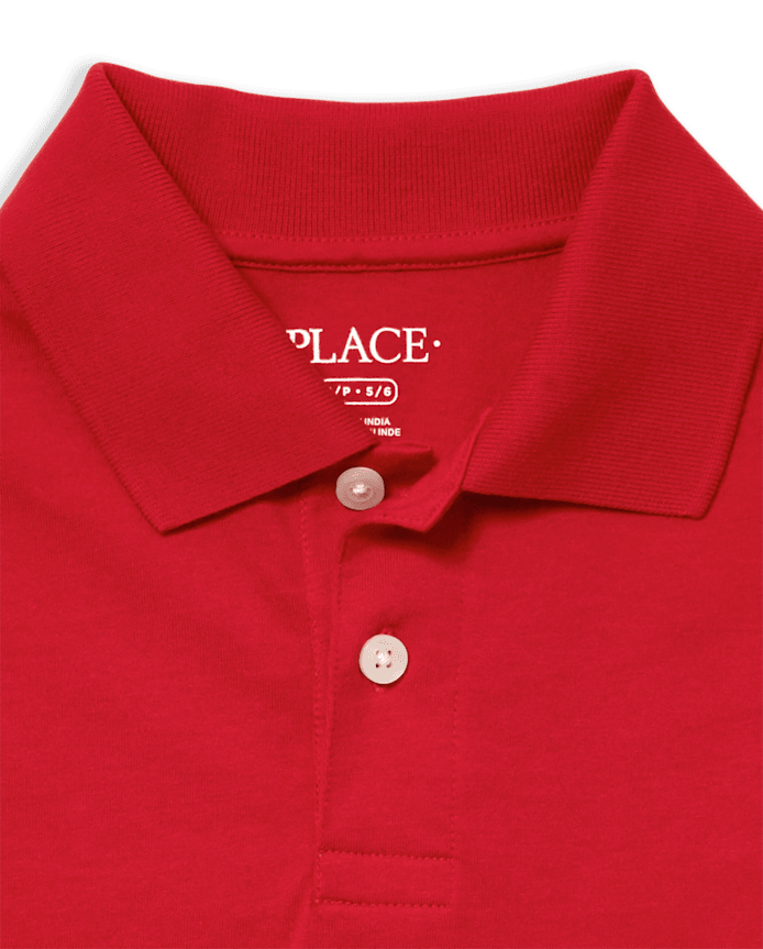 Boys Uniform Soft Jersey Polo 3-Pack