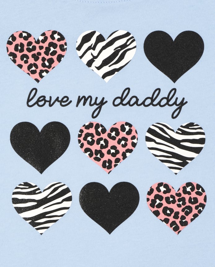 Baby And Toddler Girls Dad Graphic Tee 2-Pack