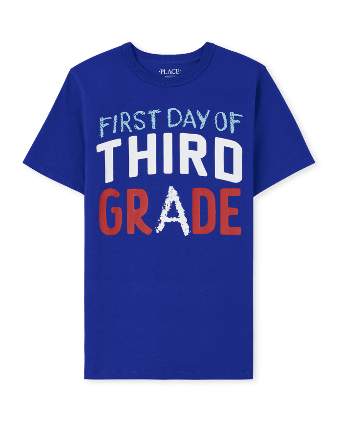 Boys Third Grade Graphic Tee