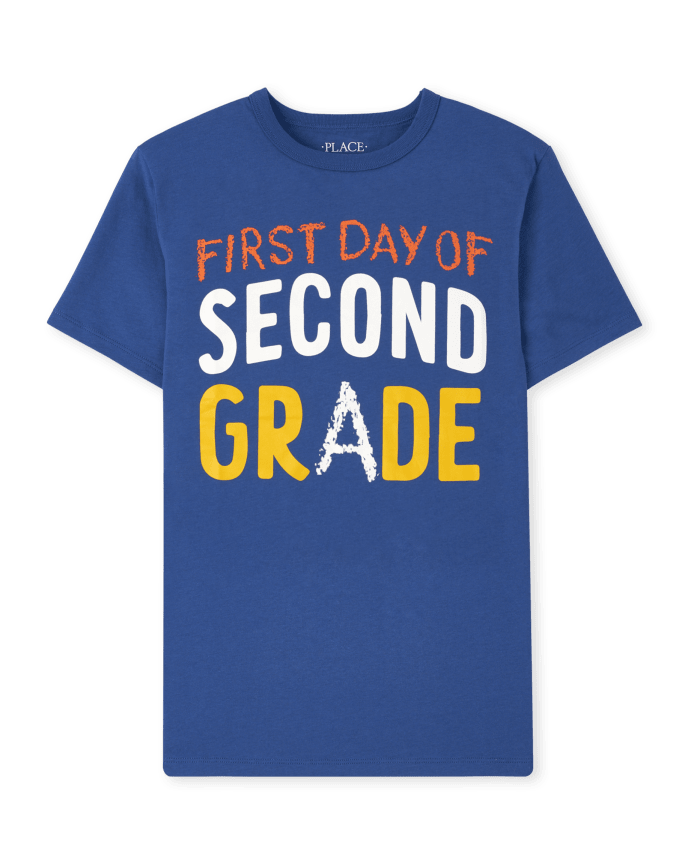 Boys Second Grade Graphic Tee