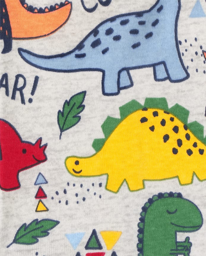 Baby And Toddler Dino Snug Fit Cotton Pajamas