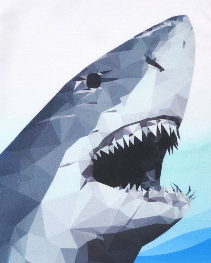 Boys Shark Aloha Pajamas 2-Pack