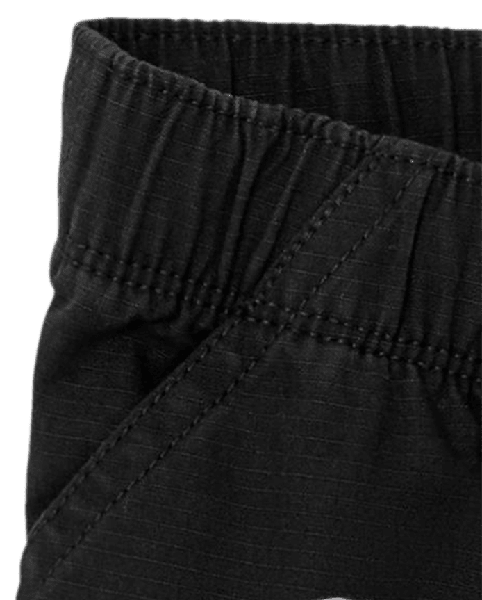 Baby And Toddler Boys Ripstop Pull On Cargo Shorts 2-Pack