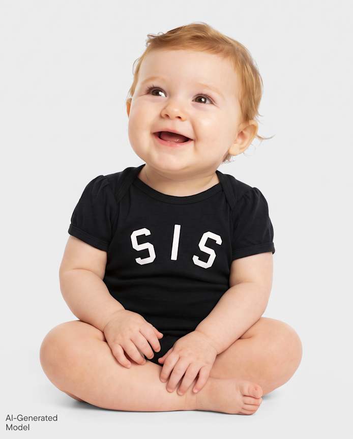 Baby Girls Matching Family Sis Graphic Bodysuit