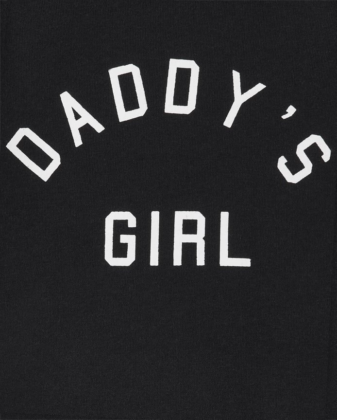 Baby Girls Matching Family Daddy's Girl Graphic Bodysuit