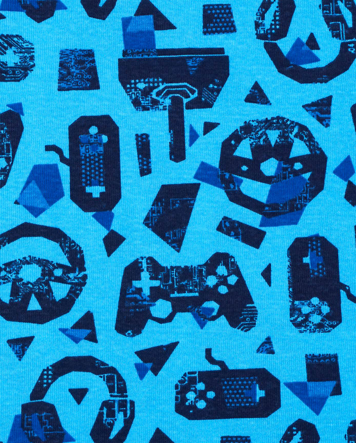 Boys Gamer Snug Fit Cotton Pajamas 2-Pack