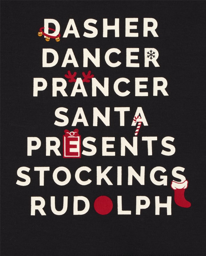 Baby And Toddler Matching Family Reindeer Games Snug Fit Cotton Pajamas