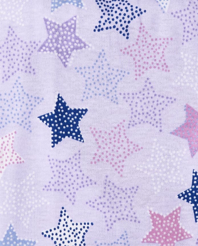 Baby And Toddler Girls Sheep Snug Fit Cotton Pajamas 3-Pack