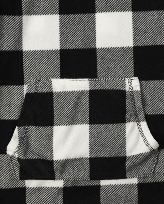 Adult Matching Family Buffalo Plaid Fleece Pajamas