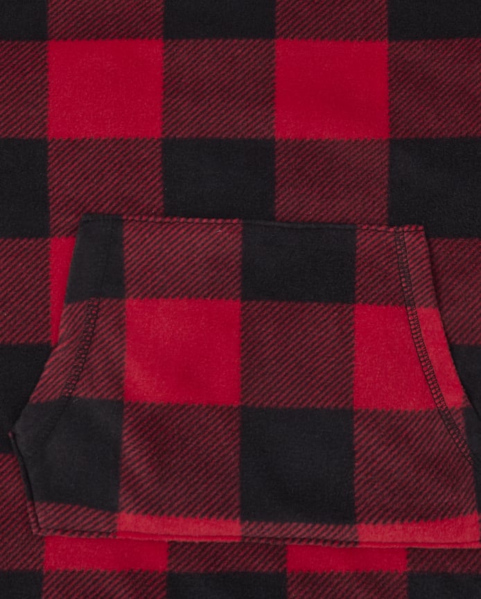 Adult Matching Family Buffalo Plaid Fleece Pajamas