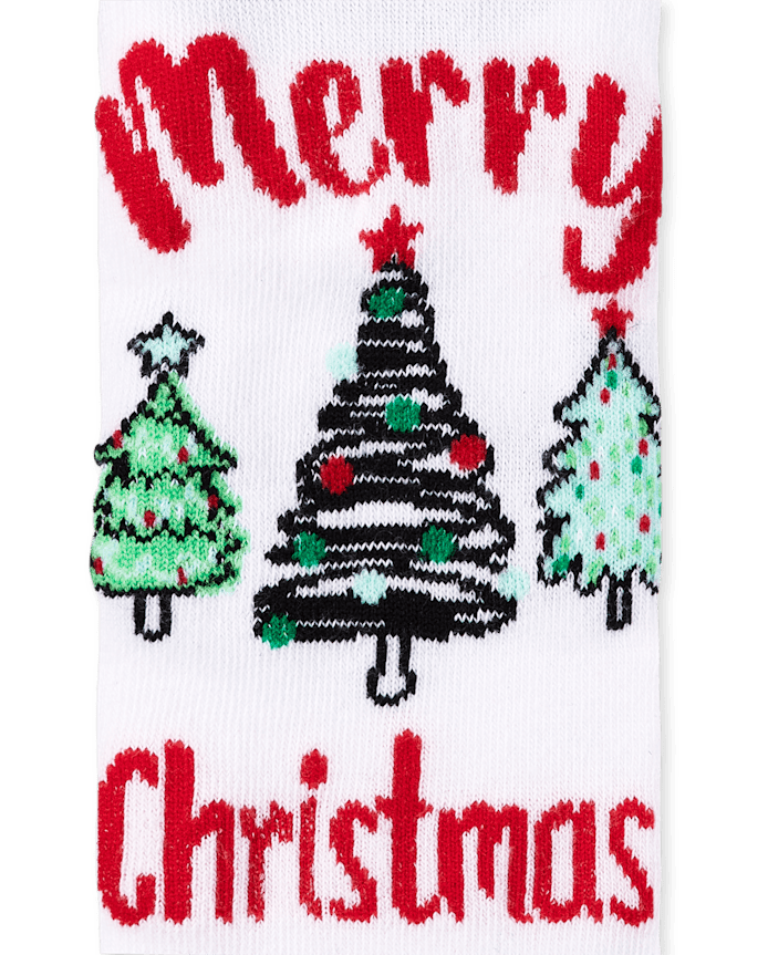Adult Matching Family Santa Crew Socks 3-Pack
