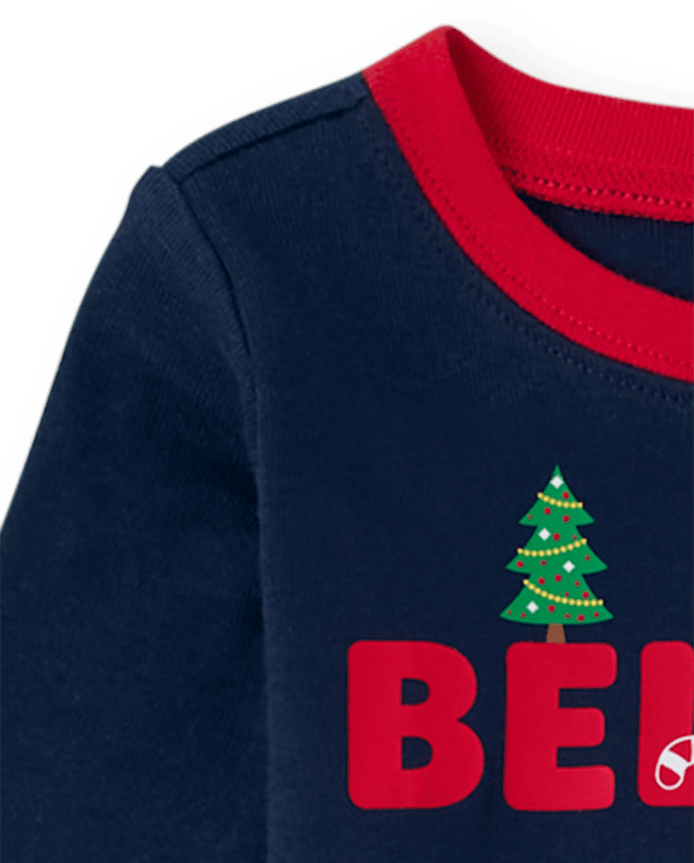 Baby And Toddler Matching Family Believe Santa Snug Fit Cotton Pajamas