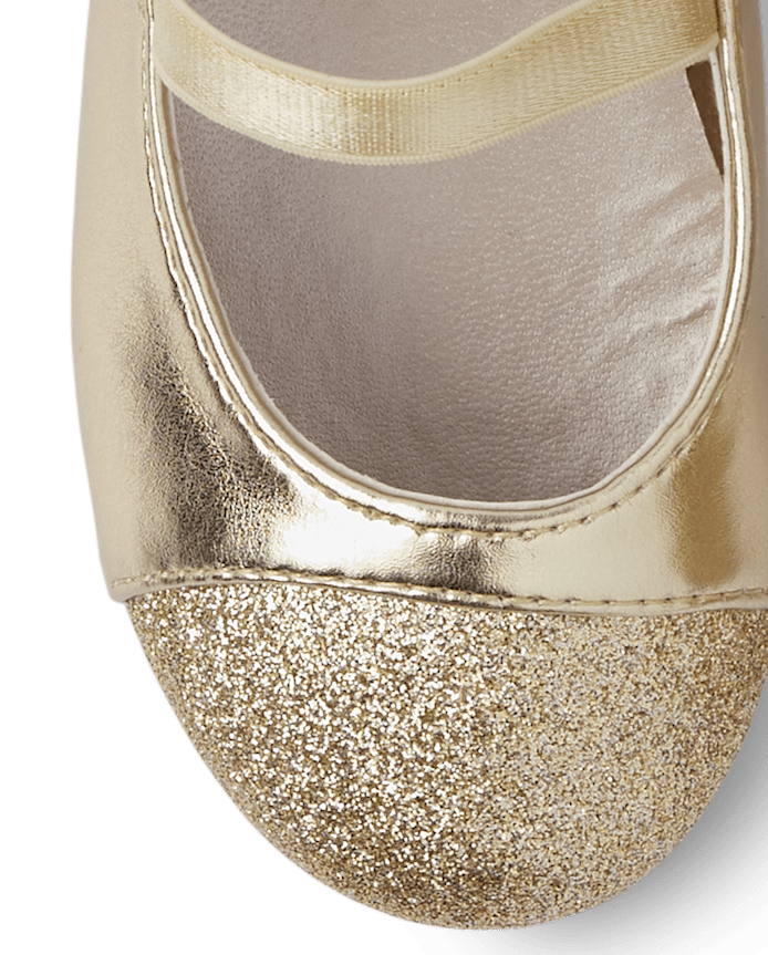 Toddler Girls Glitter Ballet Flats