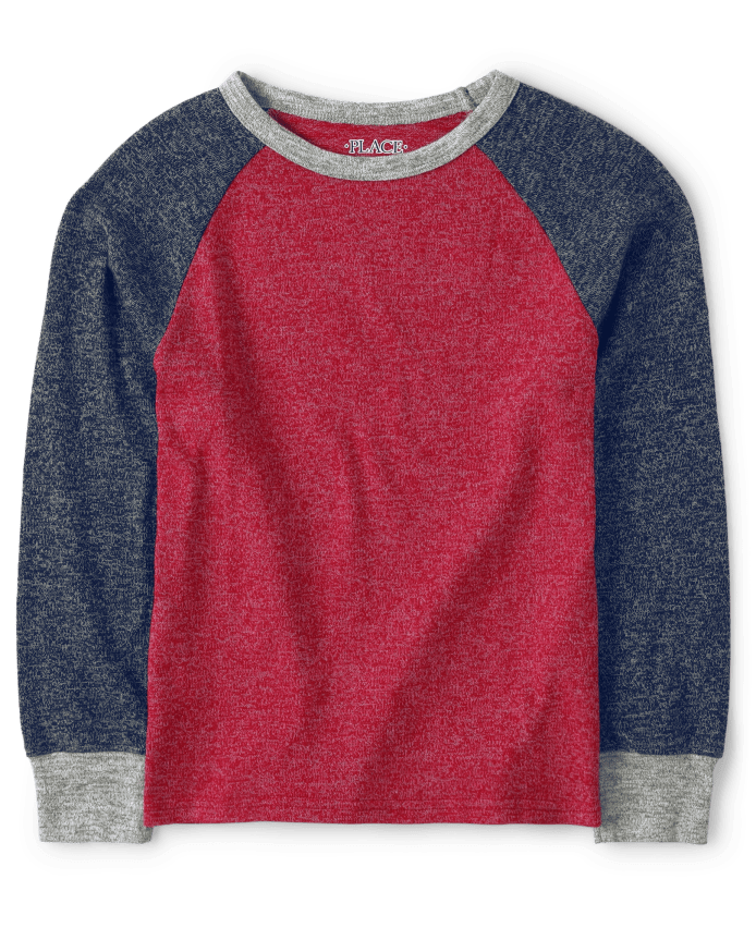 Boys Colorblock Raglan Top
