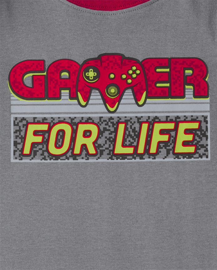 Boys Gamer Snug Fit Cotton Pajamas