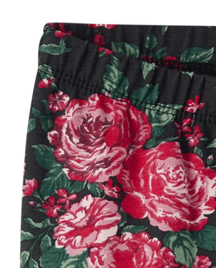 Lot de 2 pantalons tutu à fleurs pour bébé fille