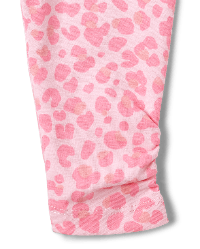 Baby Girls Leopard Ruffle Pants 2-Pack