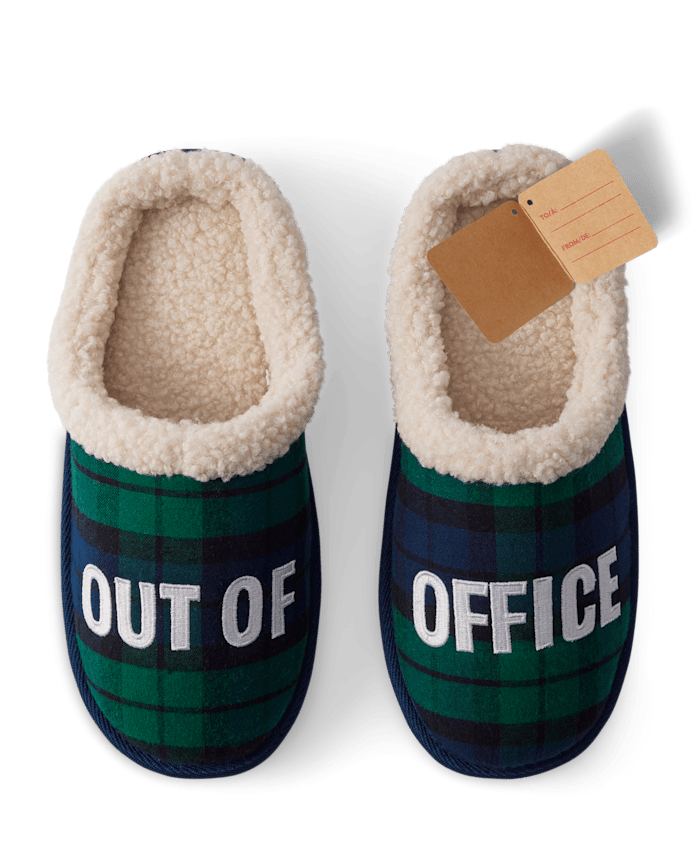 Mens Out Of Office Slippers