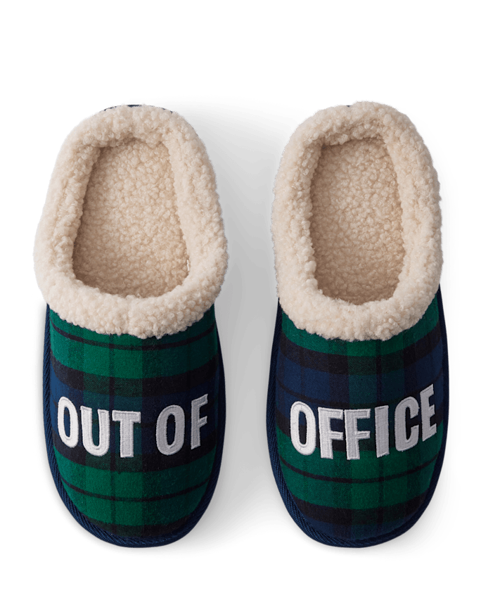 Mens Out Of Office Slippers